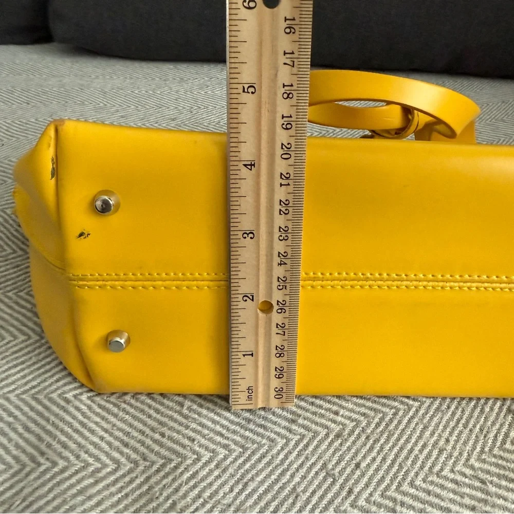 Furla Mini Tote Bag in Bright Yellow - Picture 13 of 13